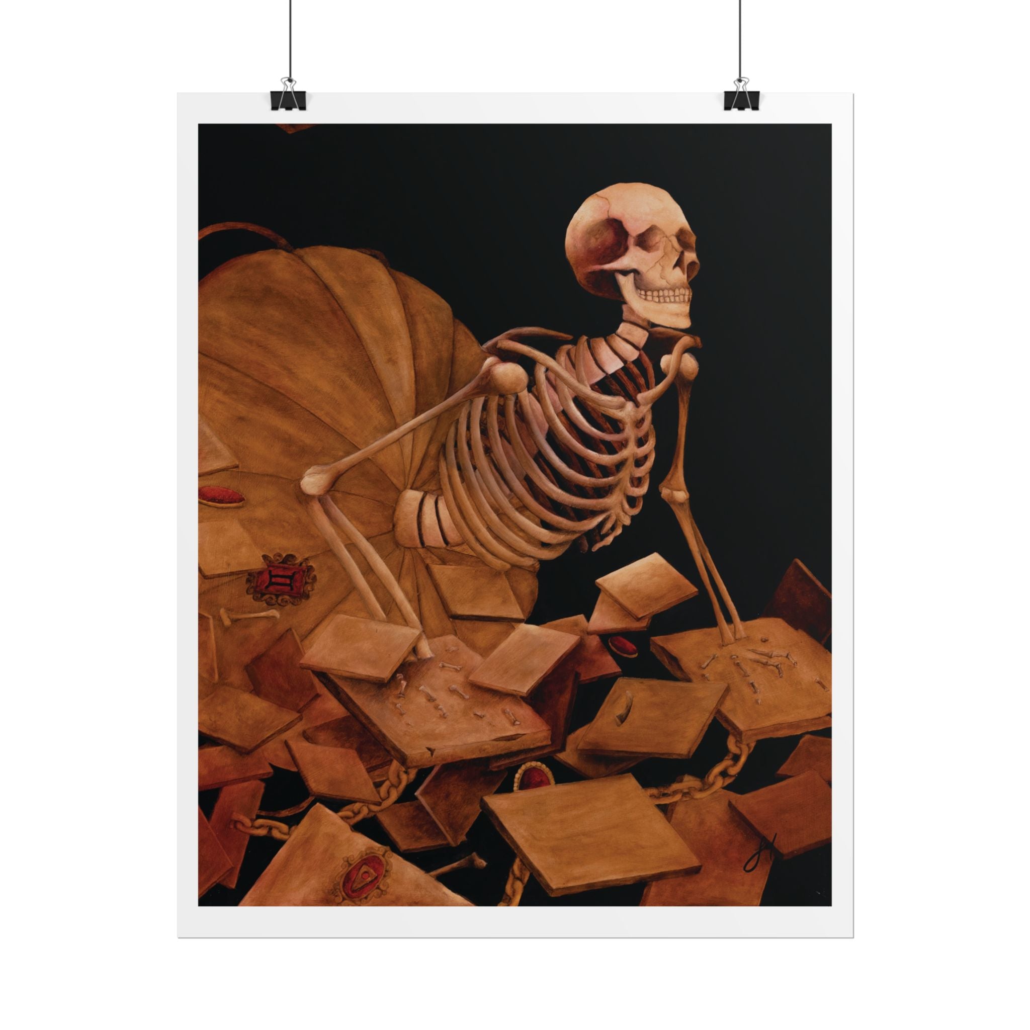 Impresión de pintura al óleo original