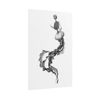 Poster de arte original esqueleto medusa